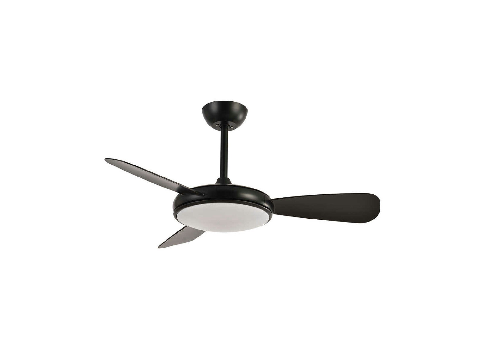 מאוורר תקרה "32W ROY 52 עם שלט -שחור - Ceiling Fan with Light