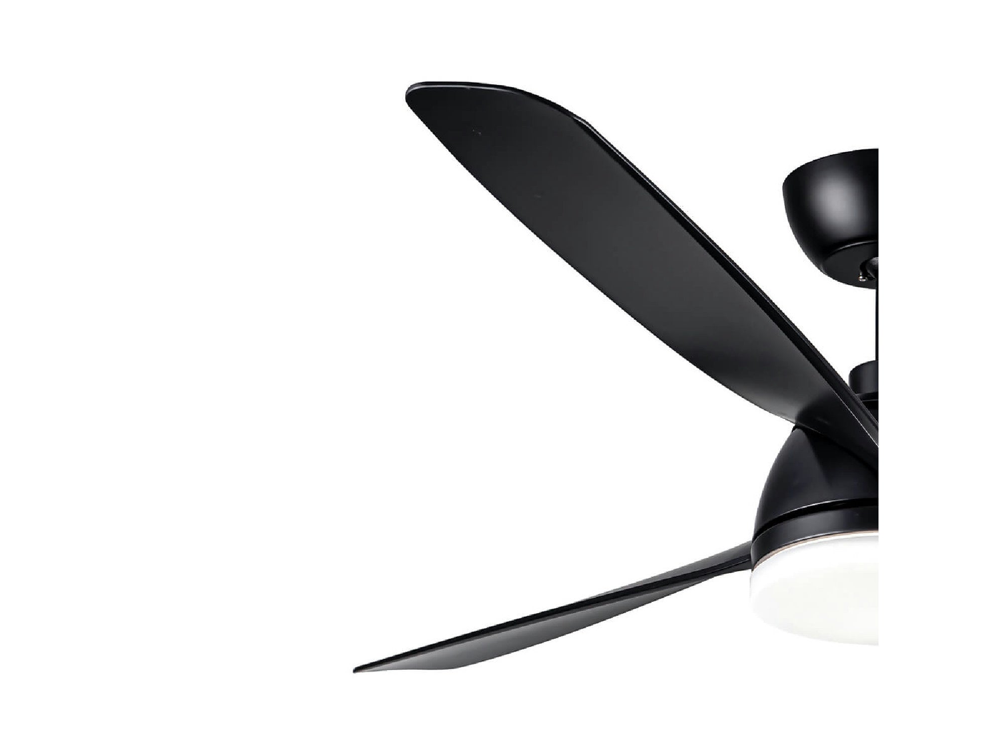 מאוורר תקרה "25W GRANITA 52 עם שלט -שחור - Ceiling Fan with Light