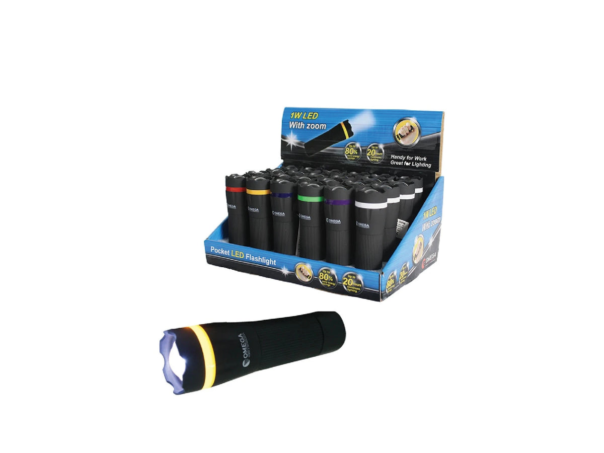 פנס 1W LED - BATTERY באתר לדמרקט