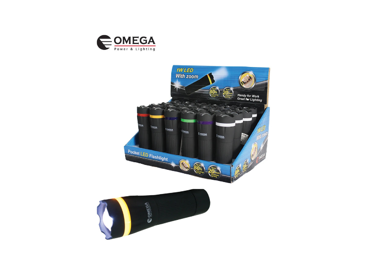 פנס 1W LED - BATTERY באתר לדמרקט