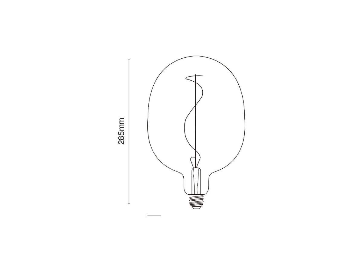 GLSV "LAGOS" 2000K E27 שקוף אמבר - LED Bulbs באתר לדמרקט