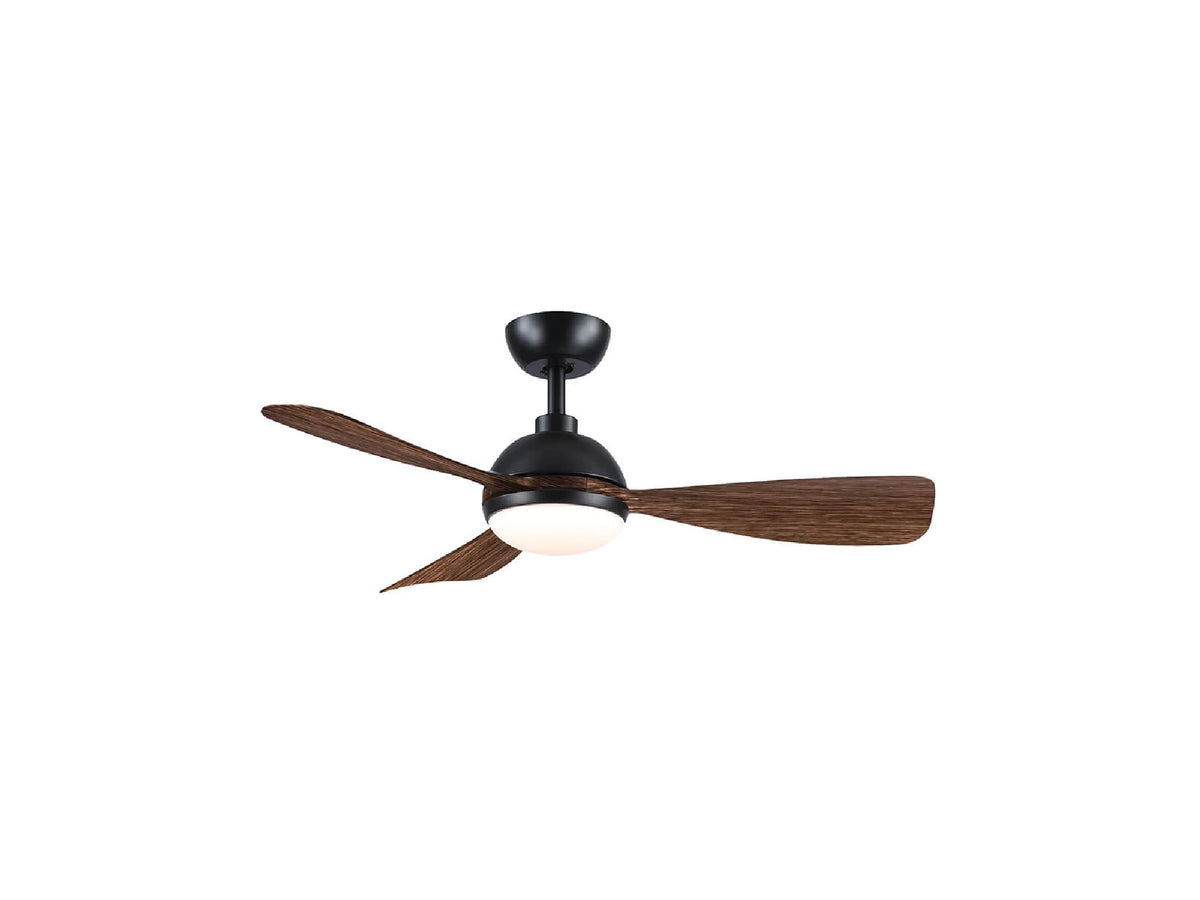 מאוורר תקרה "25W GENESIS20 42 עם שלט- שחור ועץ - Ceiling Fan with Light באתר לדמרקט