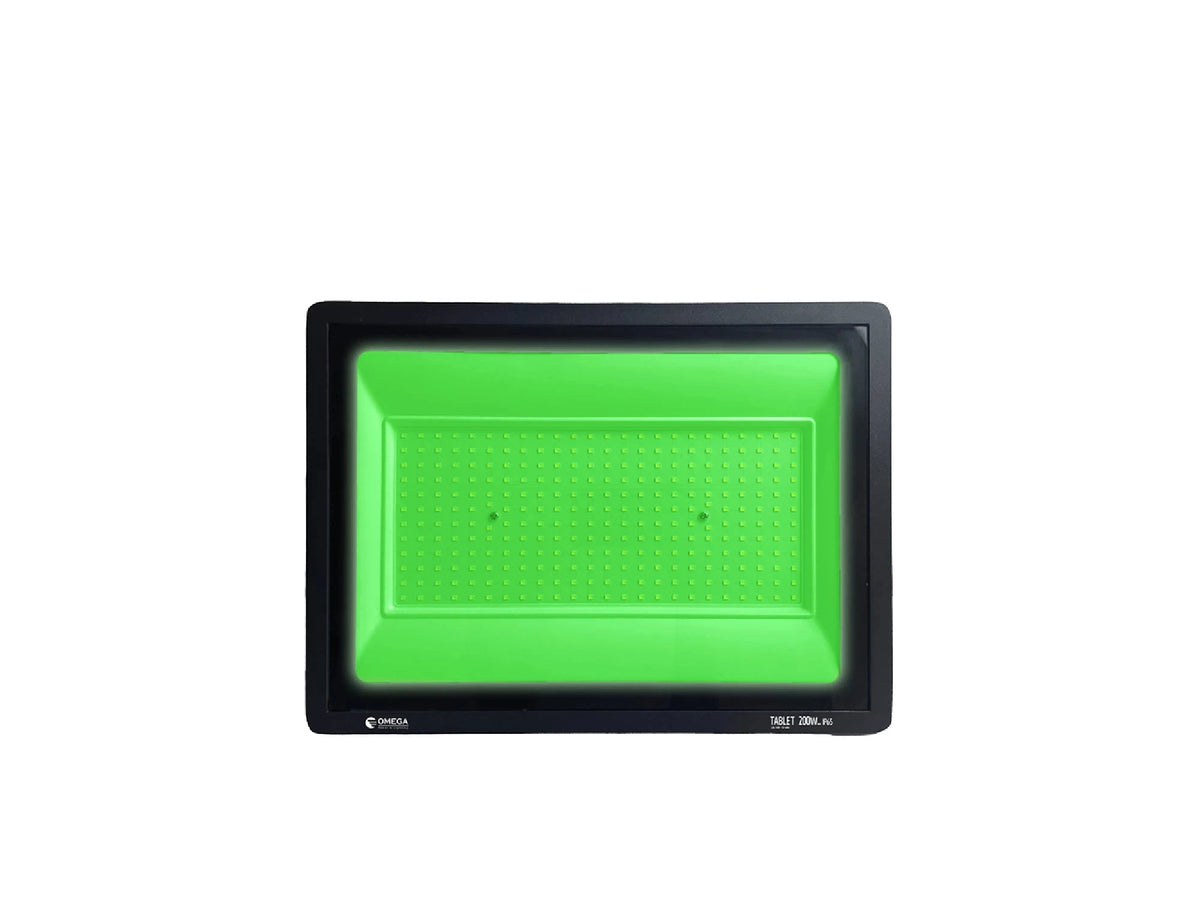 פנס הצפה TABLET אור ירוק 200W - Flood Lights באתר לדמרקט