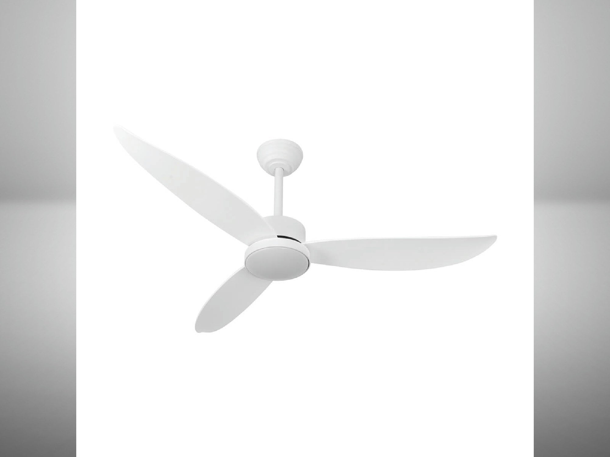 מאוורר תקרה לפרגולה "22W IP54 RYAN 52 עם שלט- לבן - Ceiling Fan with Light