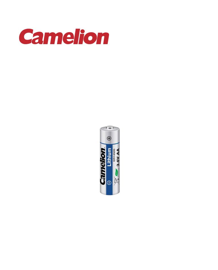 סוללה תעשייתית גודל AA, מתח 3.6V, קיבולת 2400mAh - סוללות ומטענים באתר לדמרקט