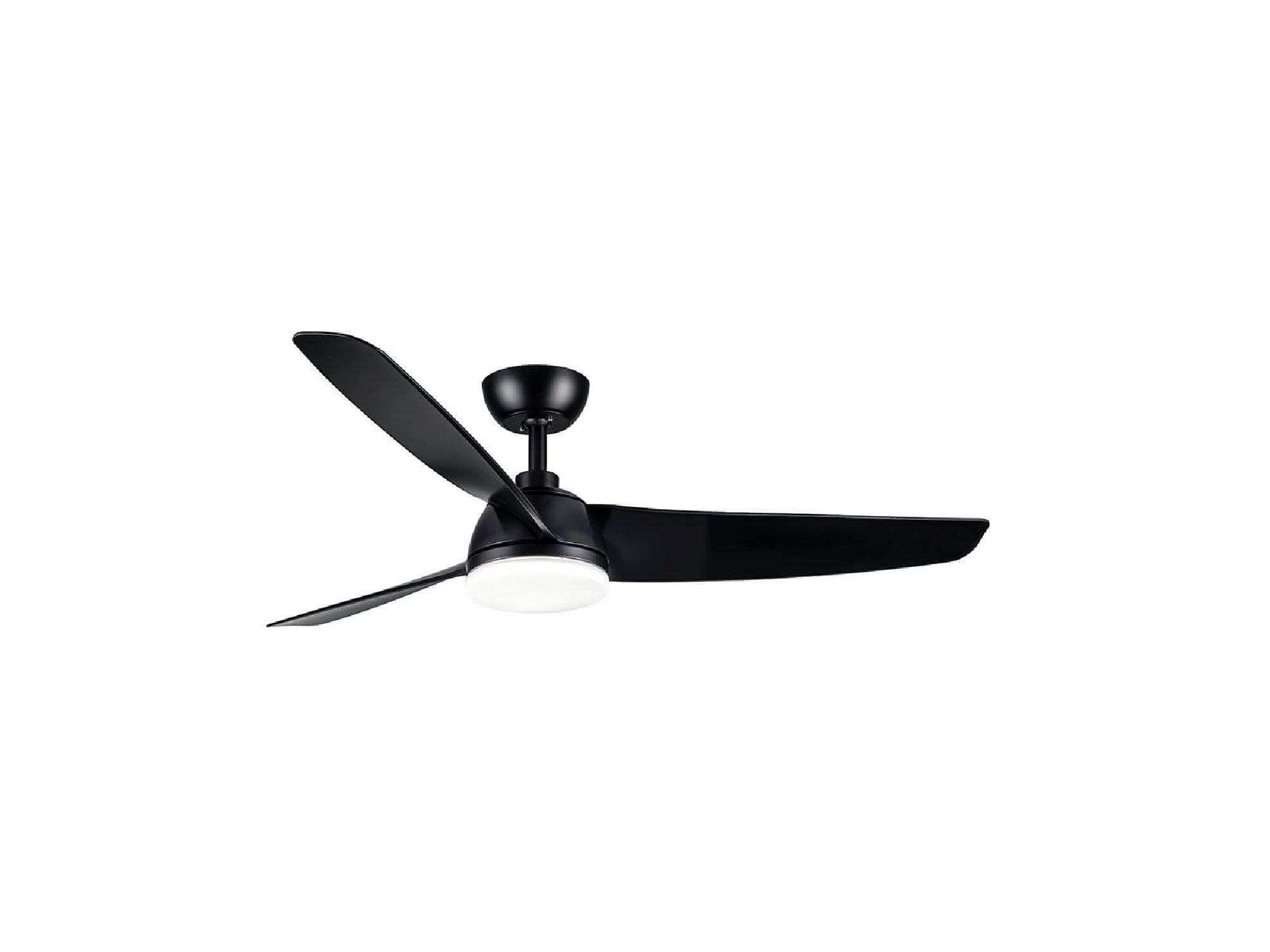 מאוורר תקרה "25W GRANITA 52 עם שלט -שחור - Ceiling Fan with Light
