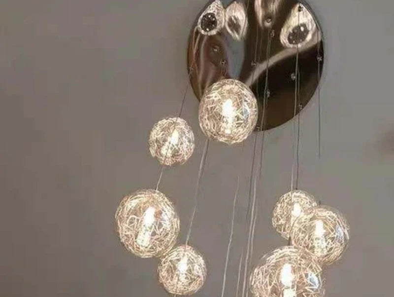 מנורת תלייה SUN BALL באורך 6 מטר