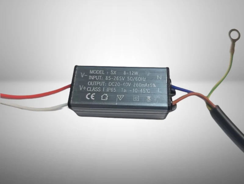 לד דרייבר LED DRIVER 8-12X1W - IP6