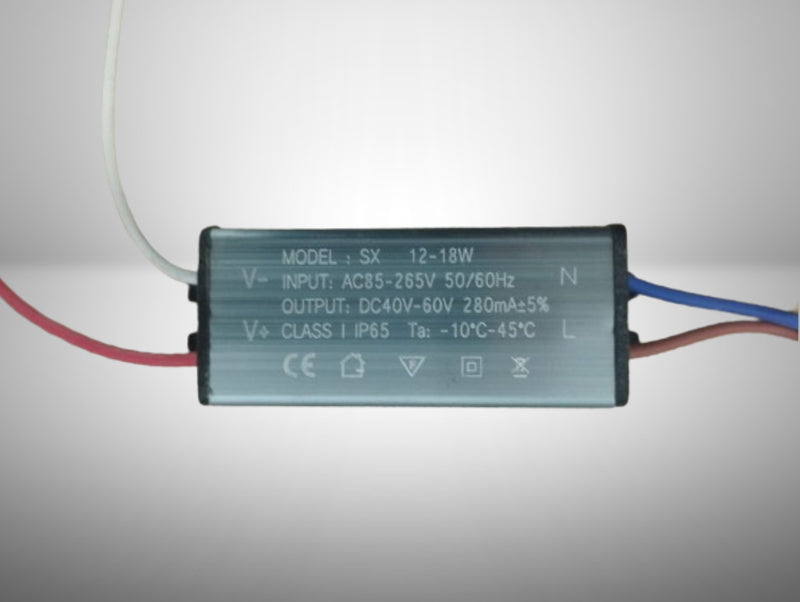 לד דרייבר LED DRIVER 12-18X1W מוגן מים