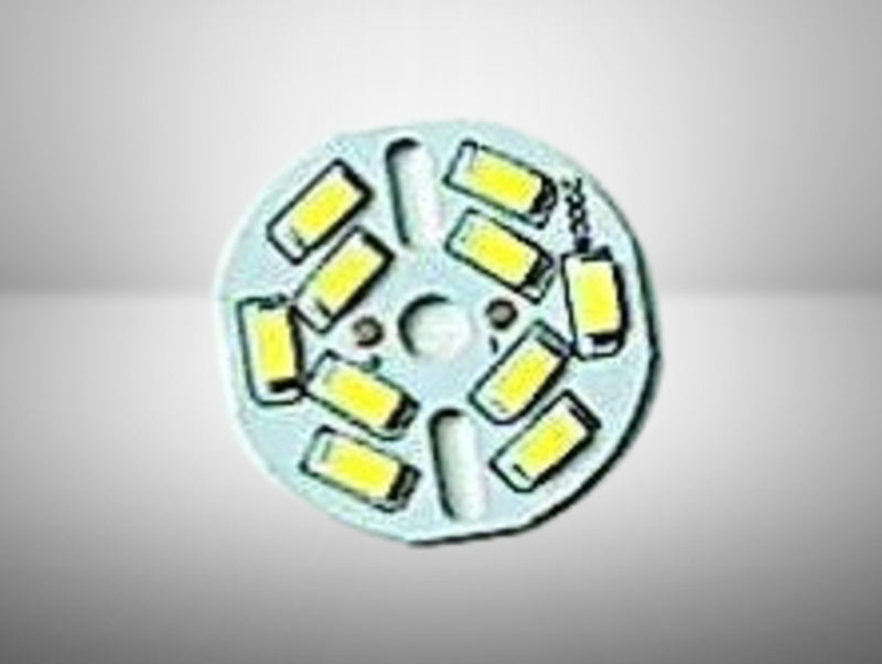 מודול לד עגול 12 וולט בקוטר 32 מ"מ - 10 לדים - אור יום