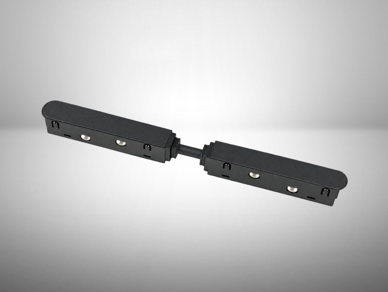 מחבר המשך LINE מבית OMEGA לפס צבירה מגנטי בעיצוב ישר ובגימור שחור