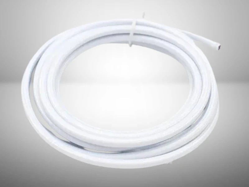 כבל חשמל דו גידי ציפוי בד בצבע לבן