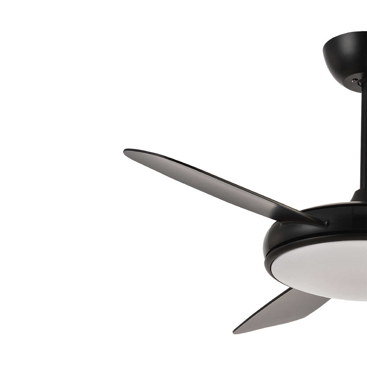 מאוורר תקרה "32W ROY 42 עם שלט -שחור - Ceiling Fan with Light