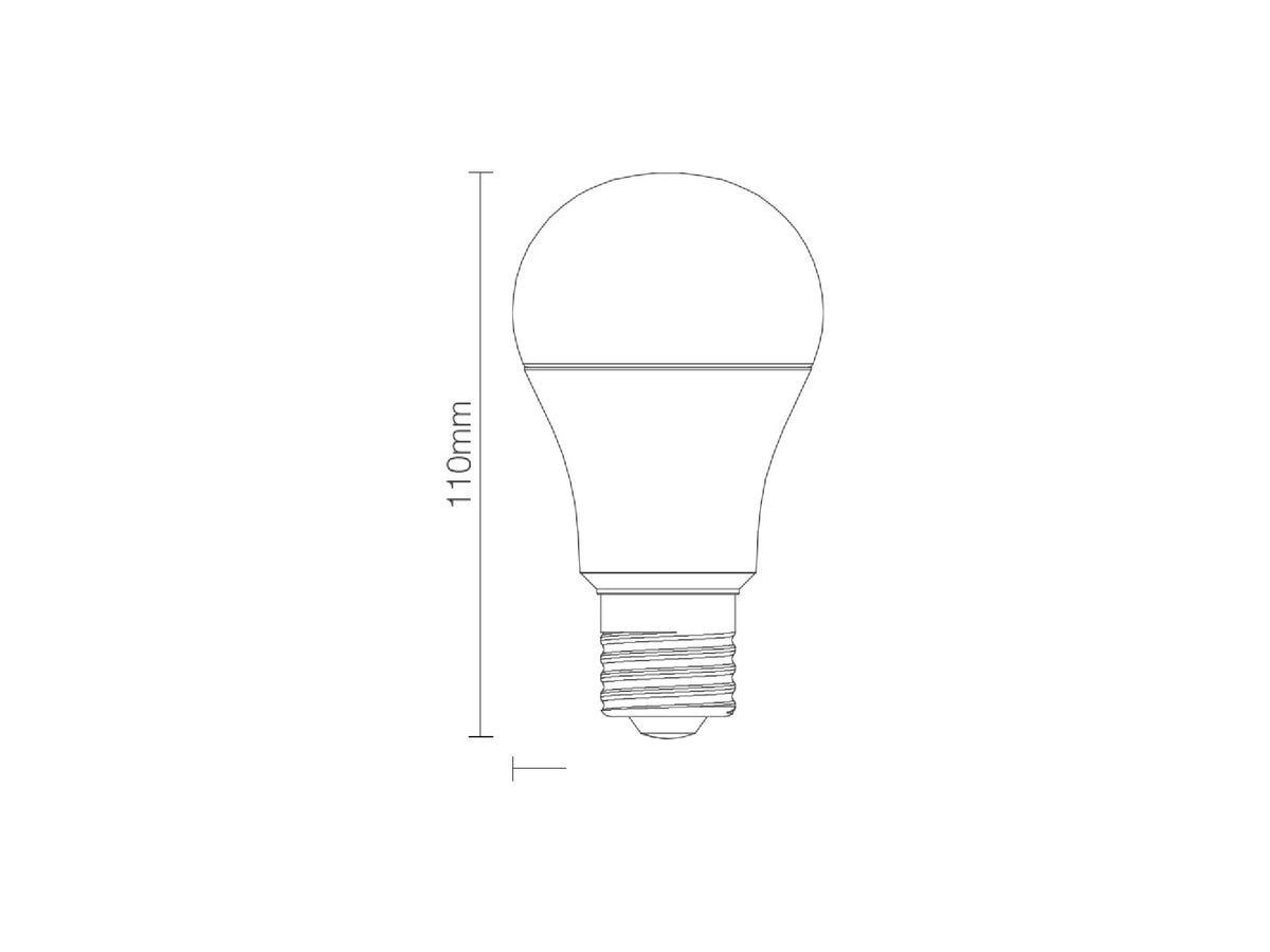 GLOBALUX נורת לד צבעוניתA60 10W E27 ירוק - LED Bulbs באתר לדמרקט
