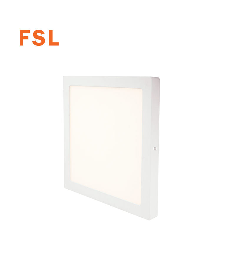 פאנל FSL מרובע צמוד תקרה 12W - תאורה באתר לדמרקט