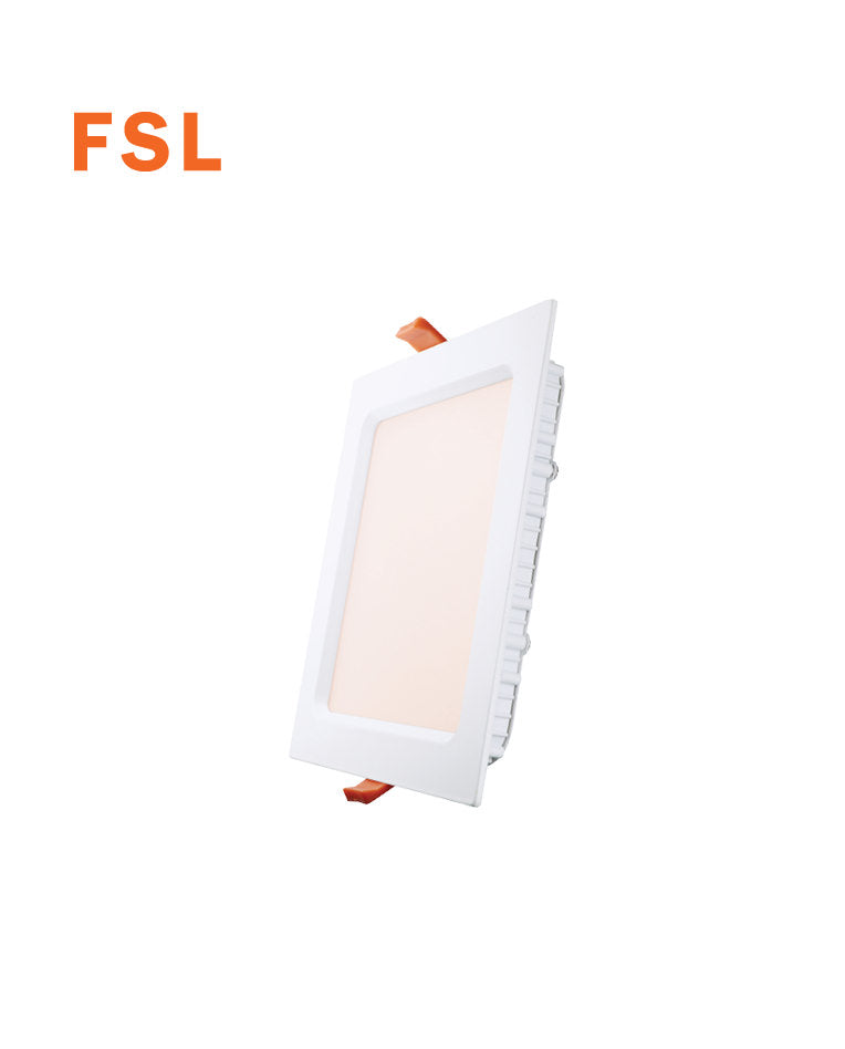 פאנל FSL מרובע שקוע 12W - תאורה באתר לדמרקט