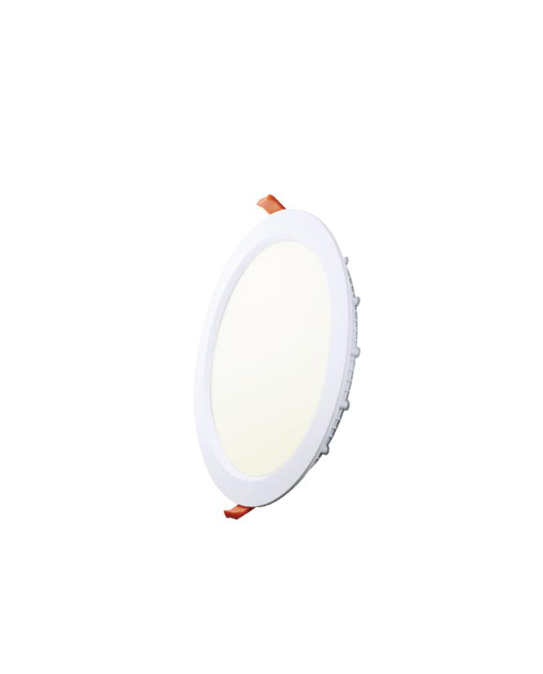 פאנל לד עגול שקוע FSL 6W צמוד תקרה, פיזור אור רך, חיסכון אנרגטי