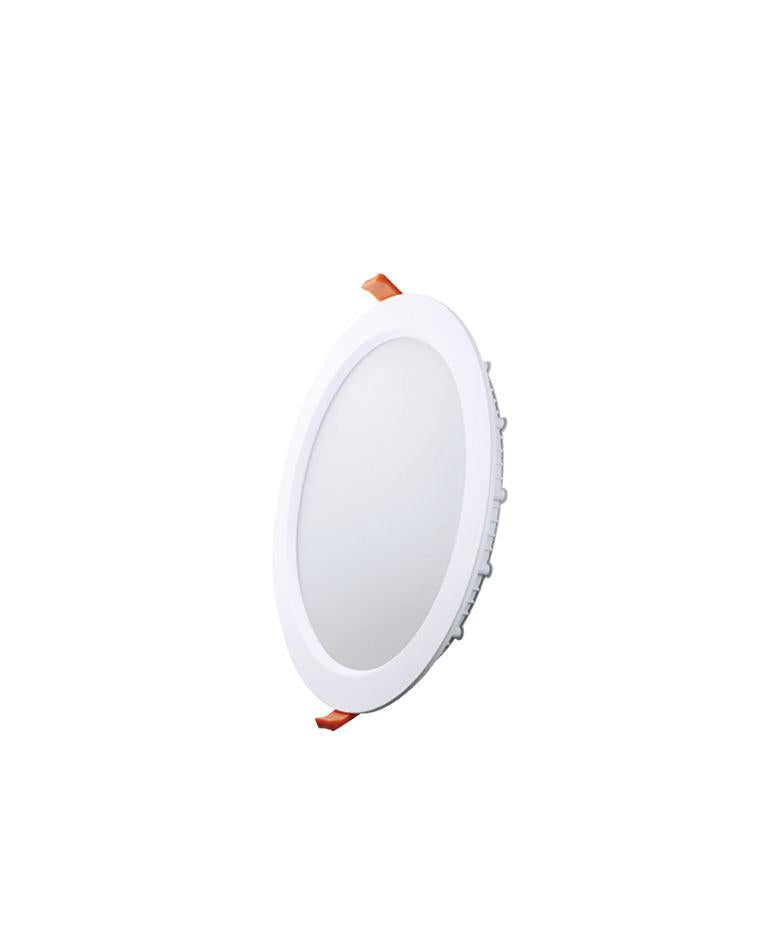 פאנל לד עגול שקוע FSL 6W צמוד תקרה, פיזור אור רך, חיסכון אנרגטי