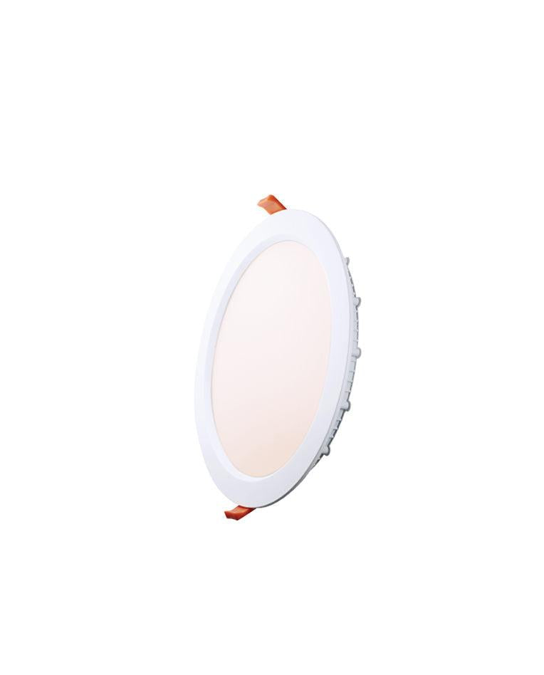 פאנל לד עגול שקוע FSL 6W צמוד תקרה, פיזור אור רך, חיסכון אנרגטי