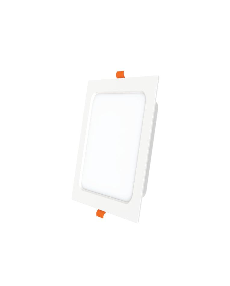פאנל LED שקוע מרובע SWIFT 15W, גוף תאורה תקרה דק עם פיזור אור אחיד