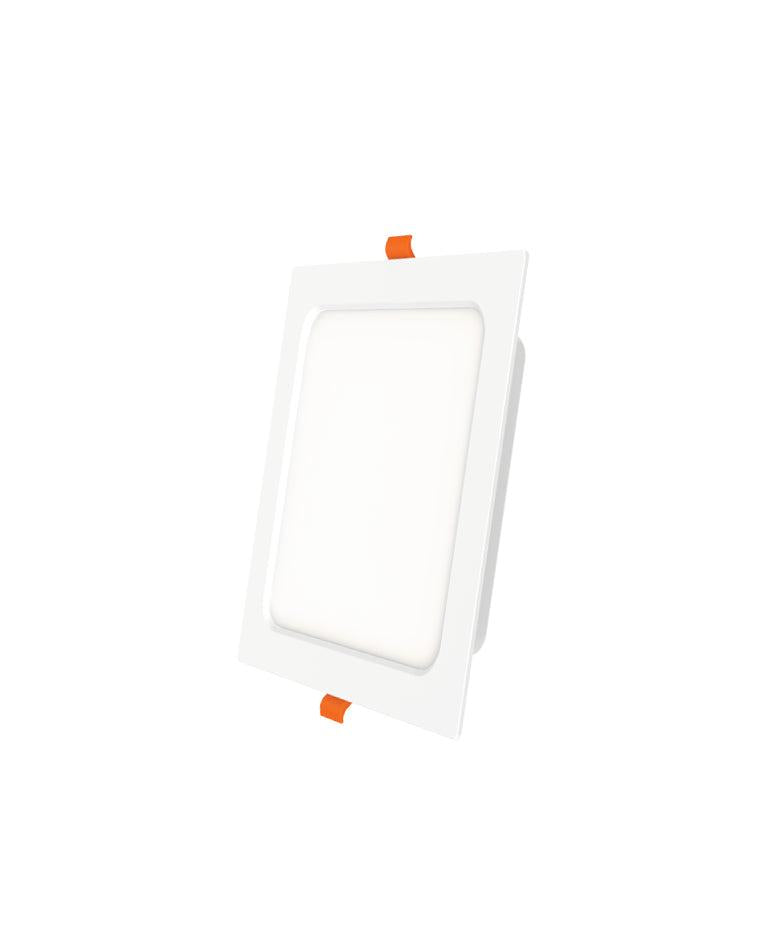 פאנל LED שקוע מרובע SWIFT 15W, גוף תאורה תקרה דק עם פיזור אור אחיד