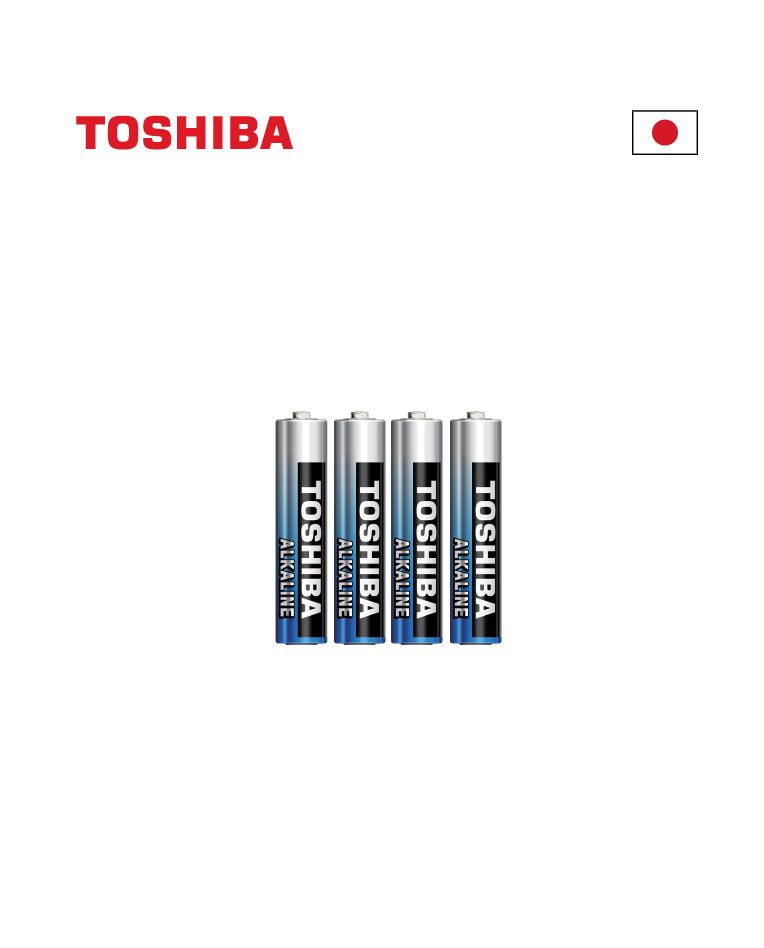 סוללה אלקליין AAA 1.5V, חבילה 4X - סוללות ומטענים באתר לדמרקט