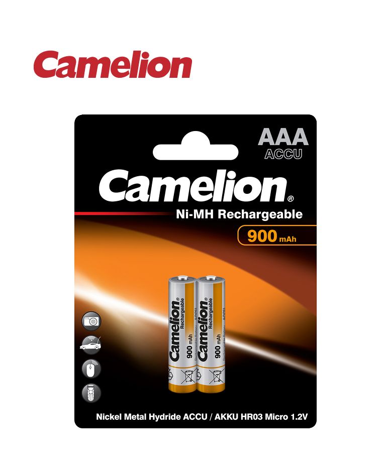 סוללה נטענת AAA NI-MH בקיבולת 900mAh - סוללות ומטענים באתר לדמרקט
