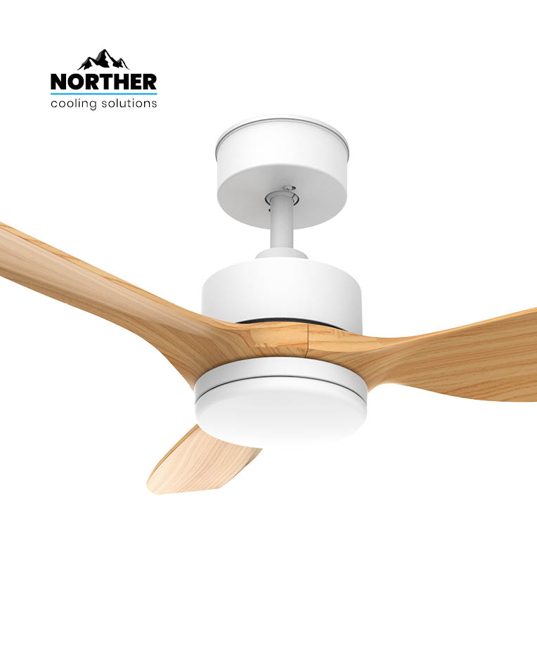 מאוורר תקרה 42" CLASSICO WIFI לפרגולה IP44 כולל שלט ותאורה NORTHER - מאווררי תקרה באתר לדמרקט