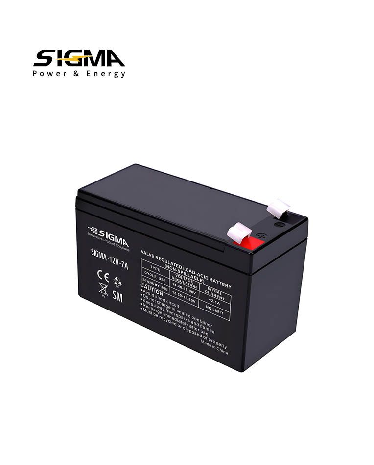 מצבר עופרת 12V 7A - סוללות ומטענים באתר לדמרקט