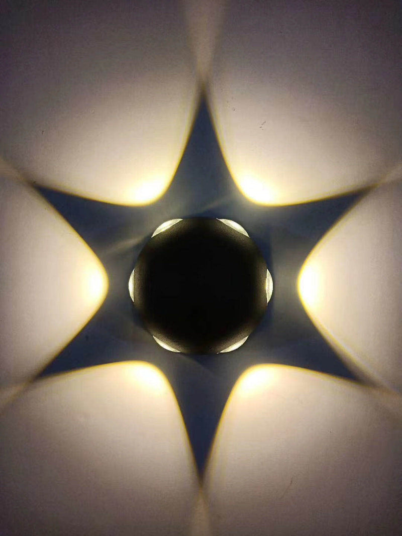 מנורת קיר round star - תצוגה