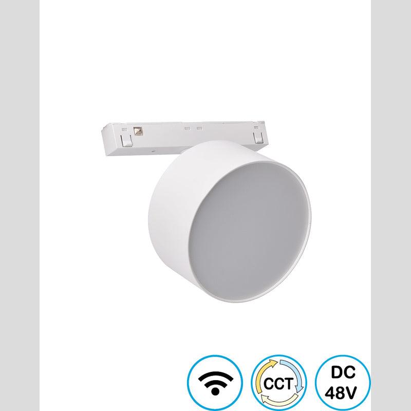 גוף מגנטי מתכוונן לבן LINE WIFI FLOOD 20W - Magnetic Lighting Track System באתר לדמרקט