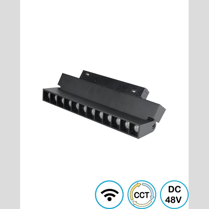 עדשות מגנטי מתכוונן שחור LINE WIFI EYEBOOK 12W - Magnetic Lighting Track System באתר לדמרקט