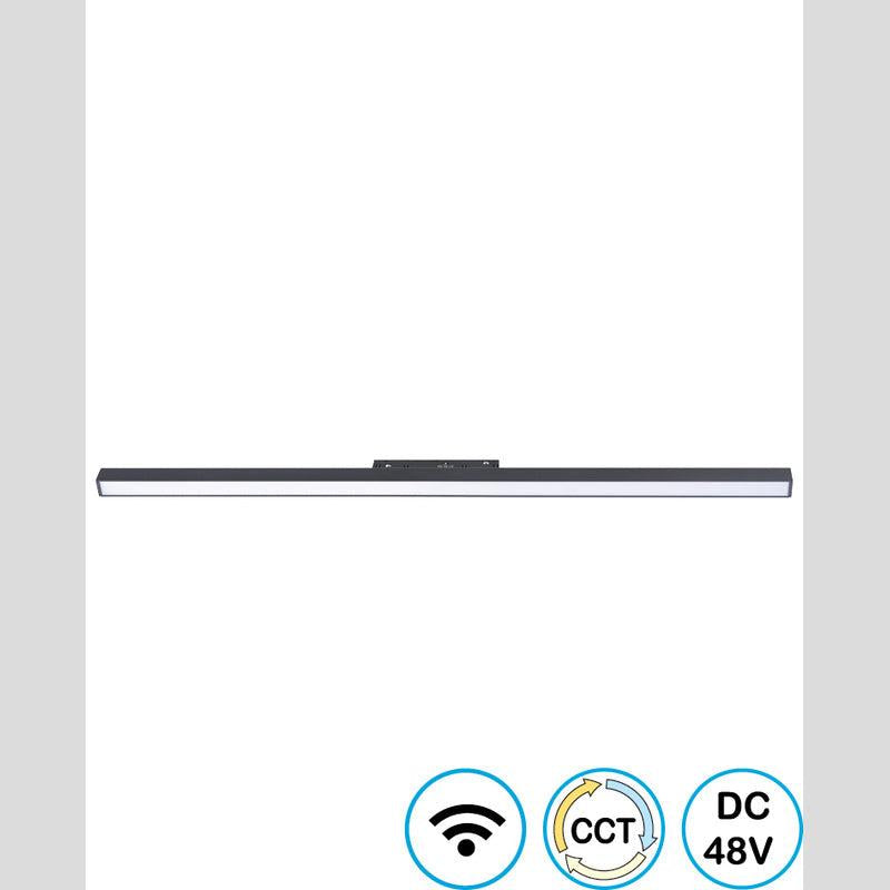 חלבי לינארי מגנטי קו אפס שחור LINE WIFI MILKZERO 32W - Magnetic Lighting Track System באתר לדמרקט