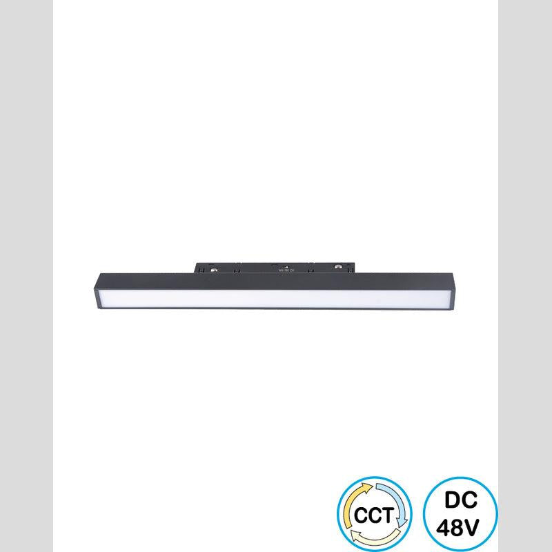 חלבי לינארי מגנטי קו אפס שחור LINE WIFI MILKZERO 12W - Magnetic Lighting Track System באתר לדמרקט