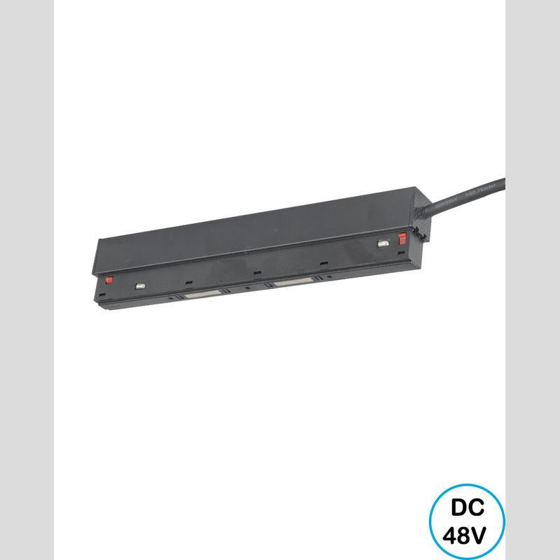 דרייבר מגנטי 300W שחור 48V LINE קו אפס - Magnetic Lighting Track System באתר לדמרקט