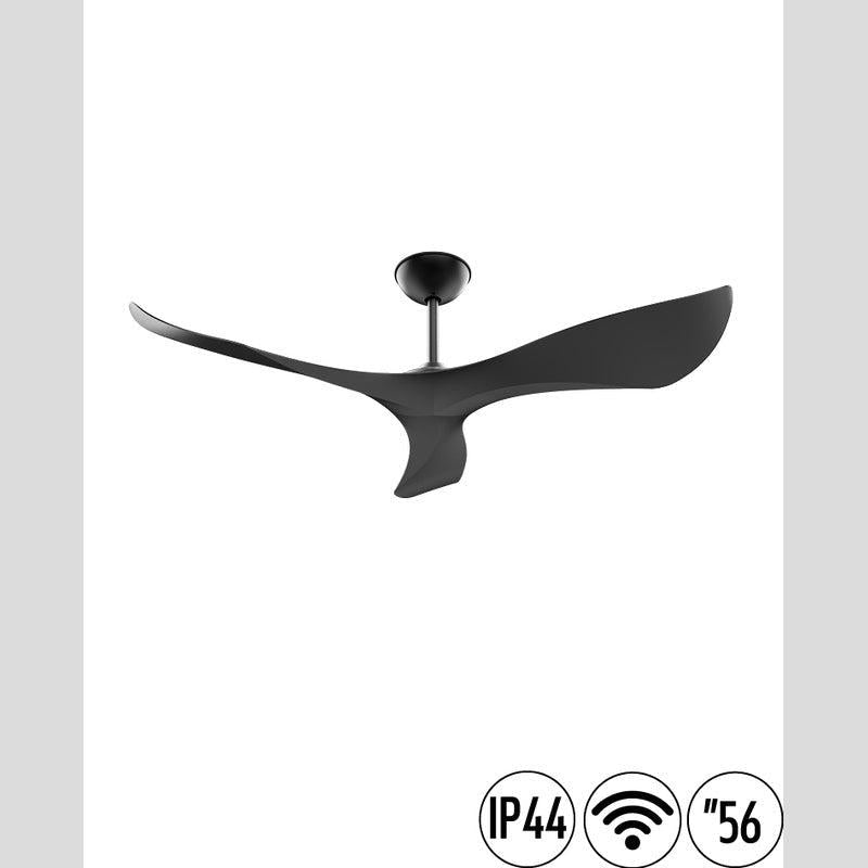 מאוורר תקרה 56" SPAZIO WIFI לפרגולה IP44 כולל שלט NORTHER - מאווררי תקרה באתר לדמרקט