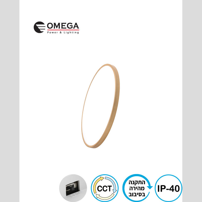NEXT 20W כפתור CCT - Flush Mount Ceiling Light באתר לדמרקט