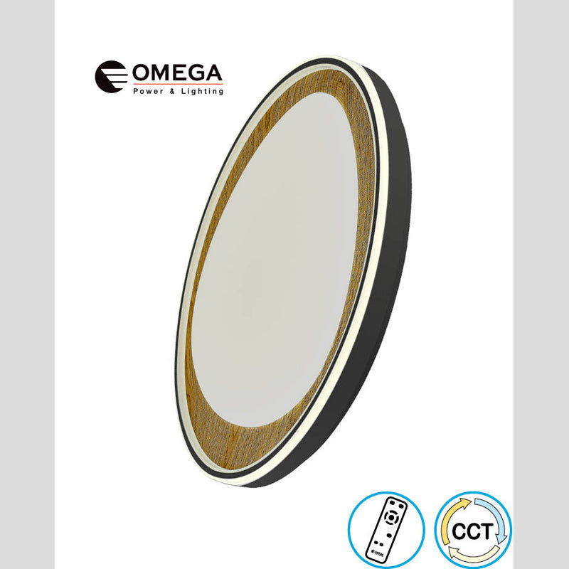 צמוד תקרה DROP CCT 100W כולל שלט - Flush Mount Ceiling Light באתר לדמרקט