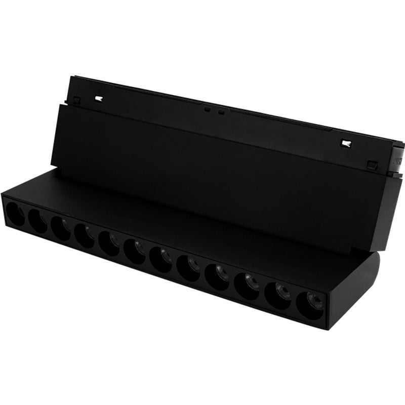 ** EYE לפס מגנטי 12X1W שחור 080Lm 3000K 24°, מתכוונן - Magnetic Lighting Track System באתר לדמרקט
