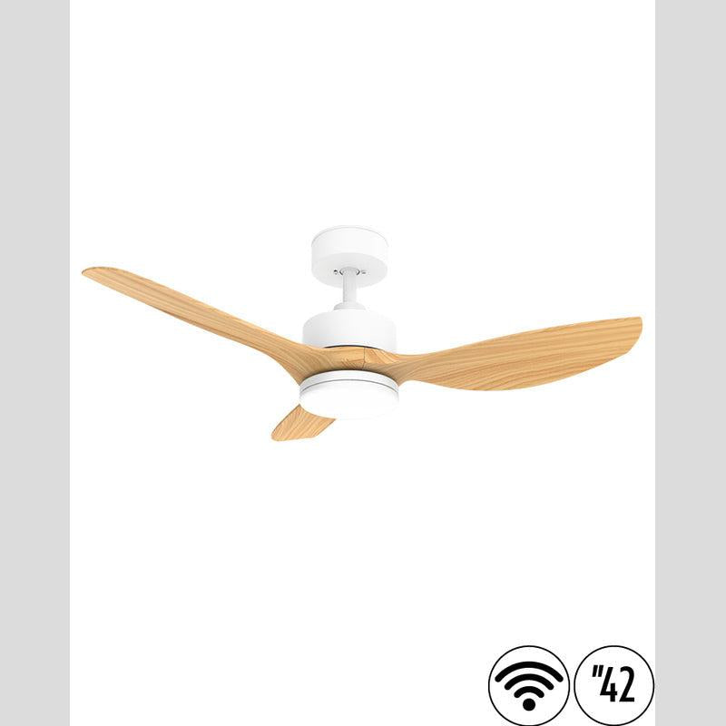 מאוורר תקרה 42" CLASSICO WIFI לפרגולה IP44 כולל שלט ותאורה NORTHER - מאווררי תקרה באתר לדמרקט