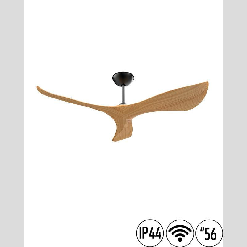 מאוורר תקרה 56" SPAZIO WIFI לפרגולה IP44 כולל שלט NORTHER - מאווררי תקרה באתר לדמרקט