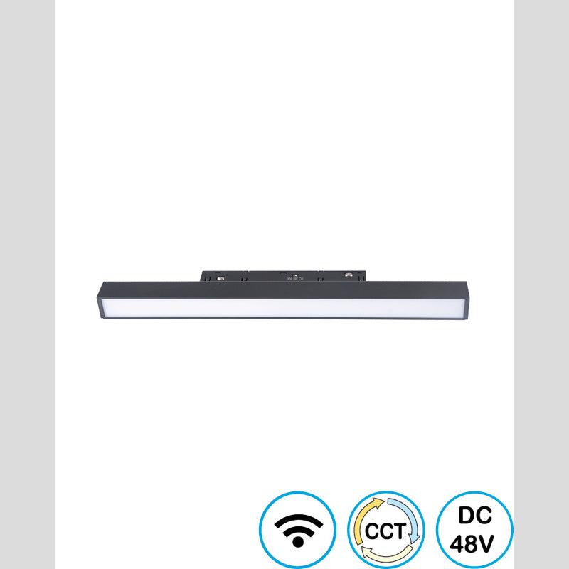 חלבי לינארי מגנטי קו אפס שחור LINE WIFI MILKZERO 24W - Magnetic Lighting Track System באתר לדמרקט