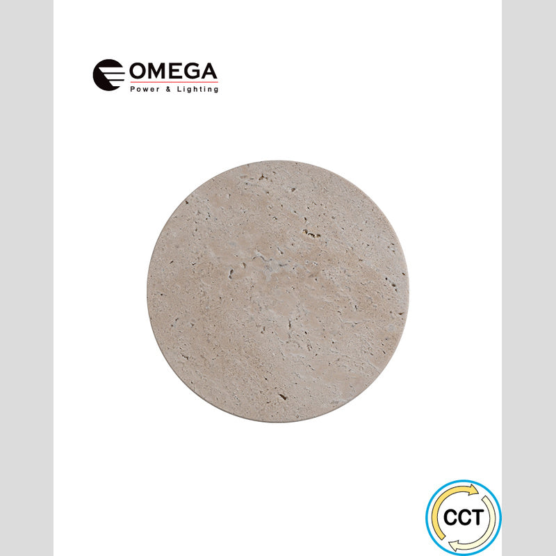 Nebbia גוף תאורה צמוד קיר טרוורטין 8W CCT - תאורה באתר לדמרקט