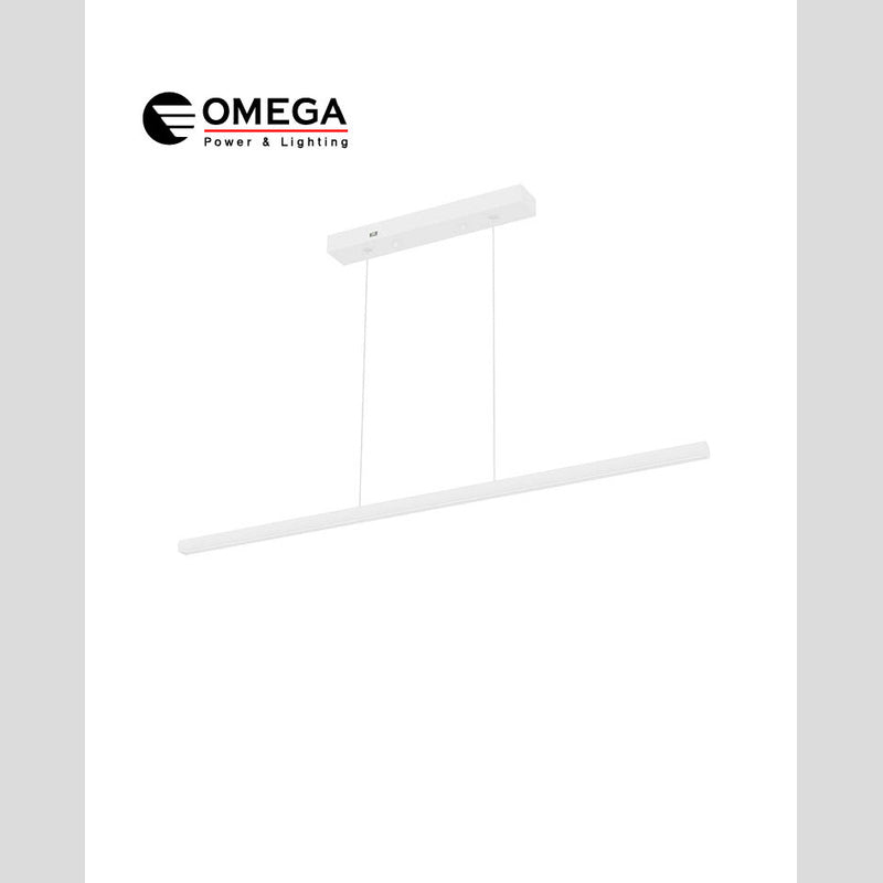 פרופיל תלוי CCT 30W GlowBar לבן OMEGA 1200mm - תאורה באתר לדמרקט