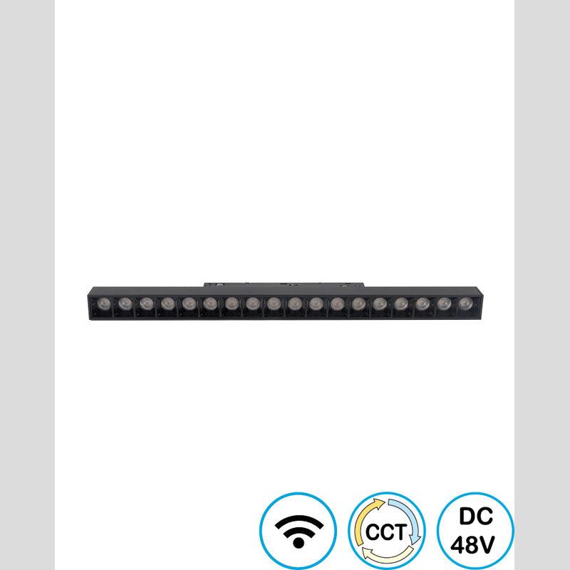 עדשות לינארי מגנטי קו אפס שחור LINE WIFI EYEZERO 18W - Magnetic Lighting Track System באתר לדמרקט