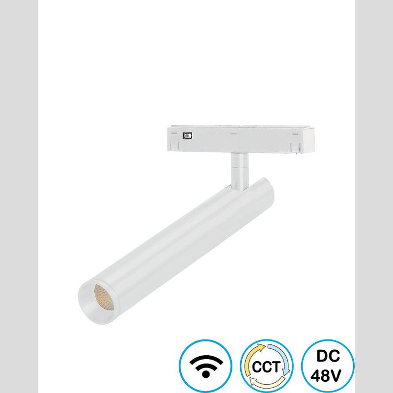 צילינדר מגנטי מתכוונן לבן LINE WIFI CIGAR 10W - Magnetic Lighting Track System באתר לדמרקט