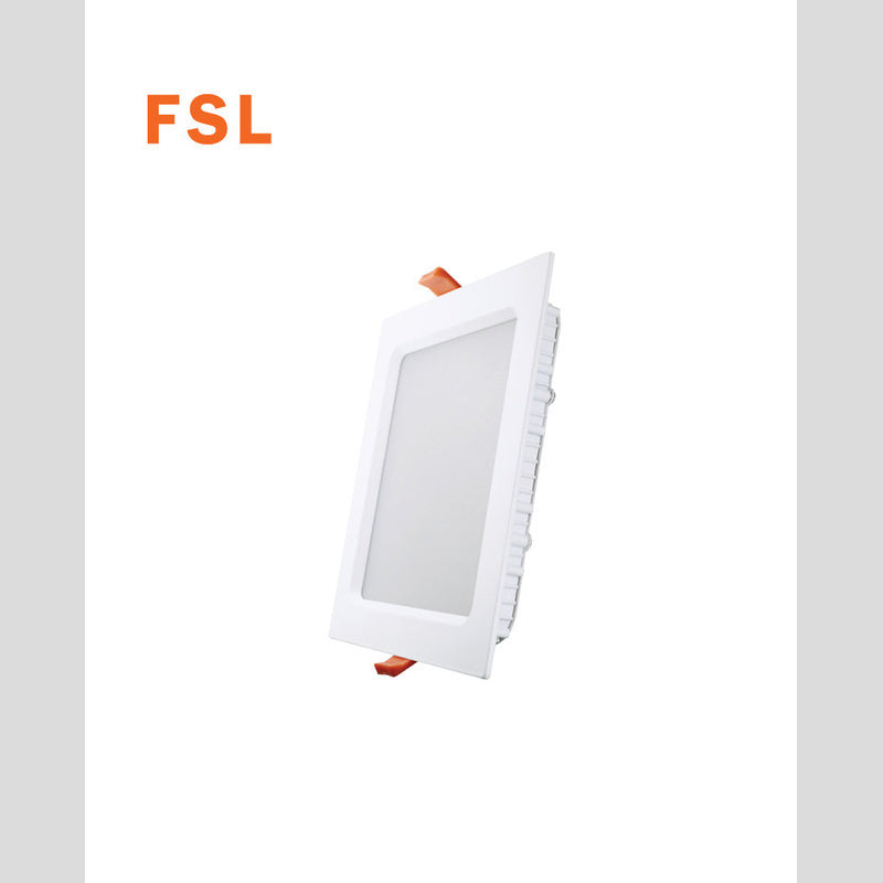פאנל FSL מרובע שקוע 12W - תאורה באתר לדמרקט