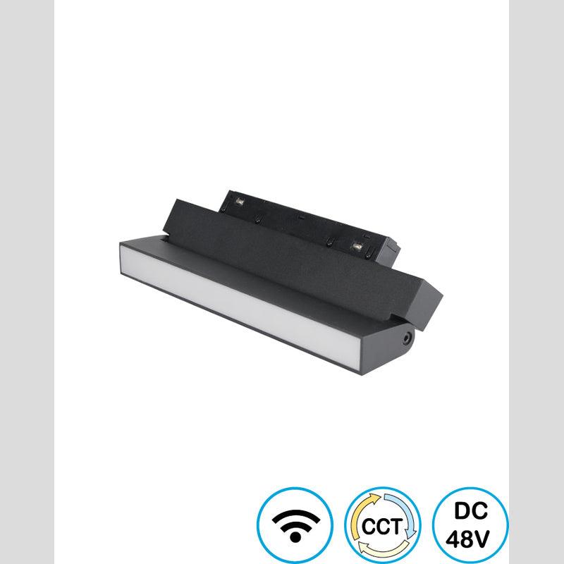 חלבי מגנטי מתכוונן שחור LINE WIFI MILKBOOK 12W - Magnetic Lighting Track System באתר לדמרקט