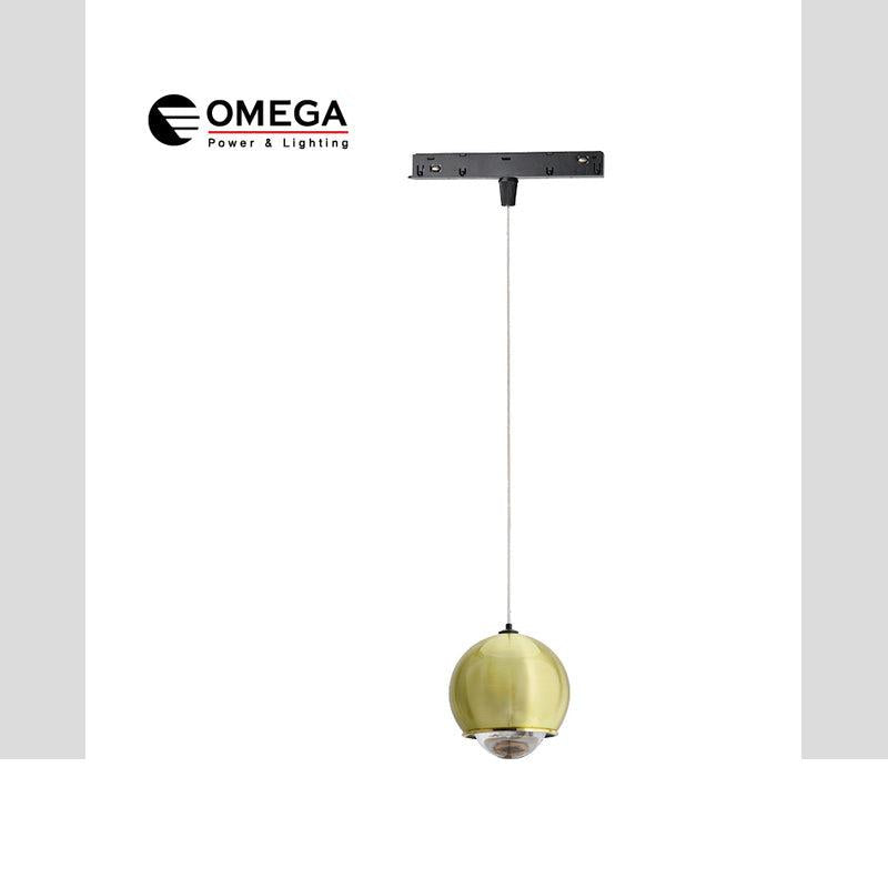 כדור מגנטי תלוי מתכוונן זהב LINE WIFI BALL 12W - Magnetic Lighting Track System באתר לדמרקט