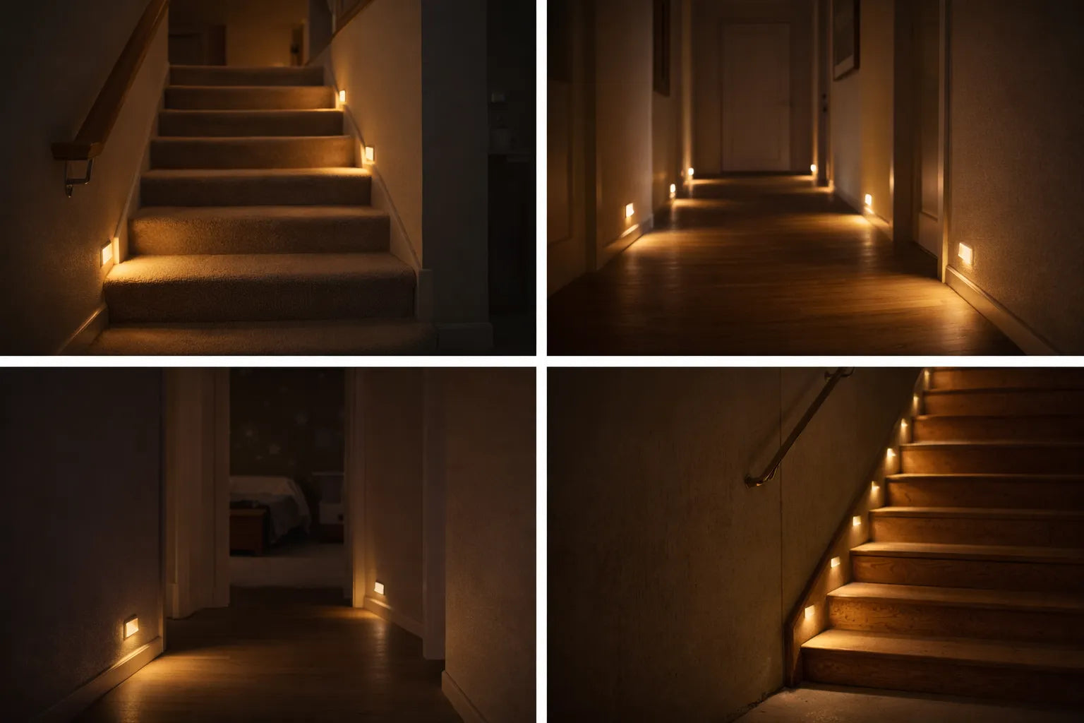 תאורת מדרגות ולילה